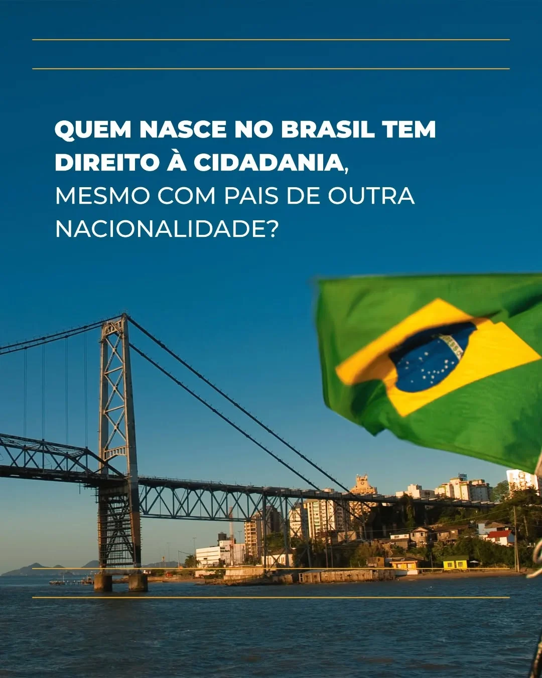 A child born in Brazil has, in general, the right to Brazilian nationality, regardless…