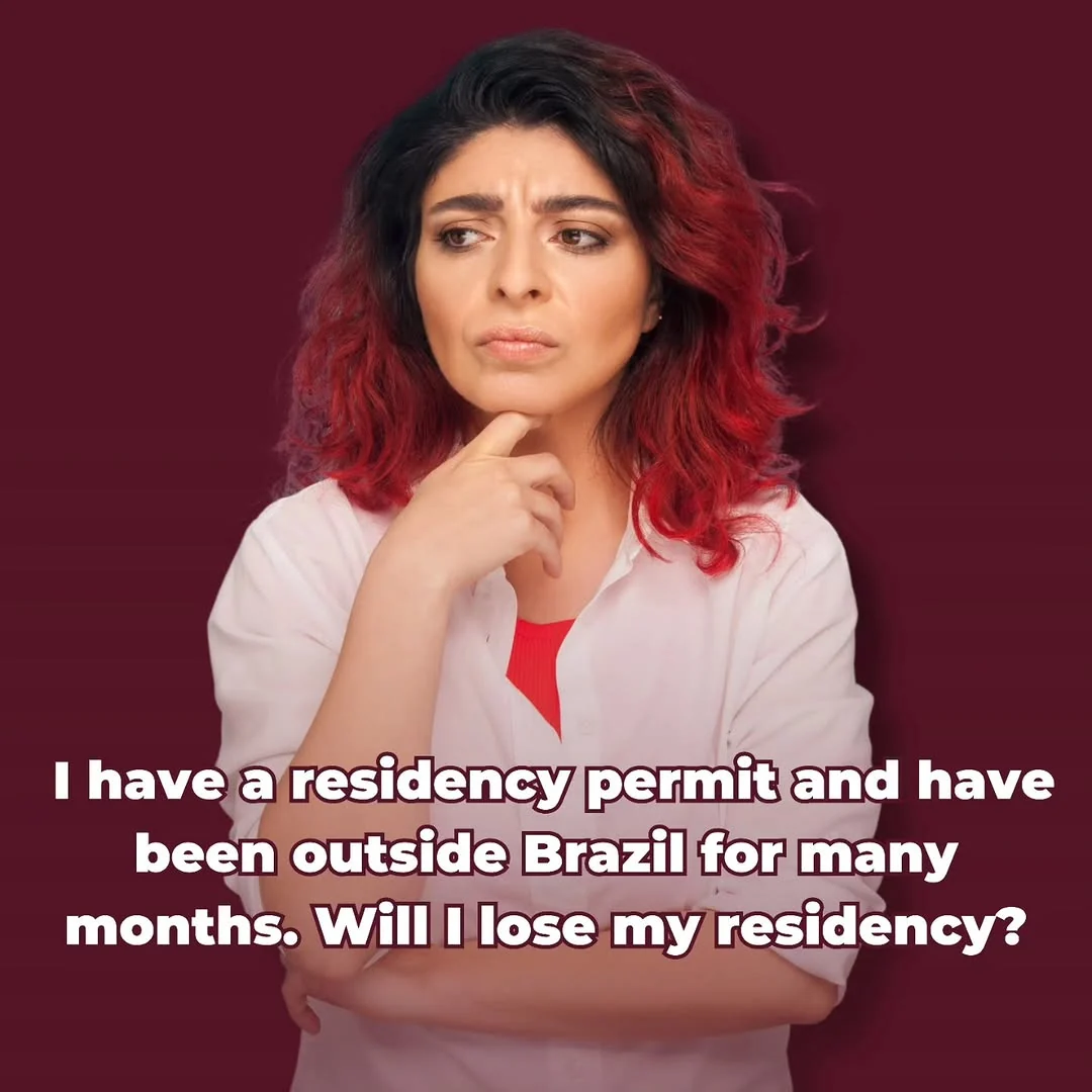Not right away, the law determines the exact time a resident can stay outside of Brazil without losing their status. There…