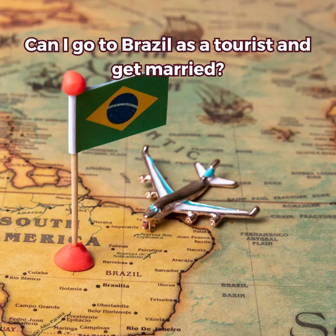 It is possible to go to Brazil as a tourist and get married or recognize your civil…