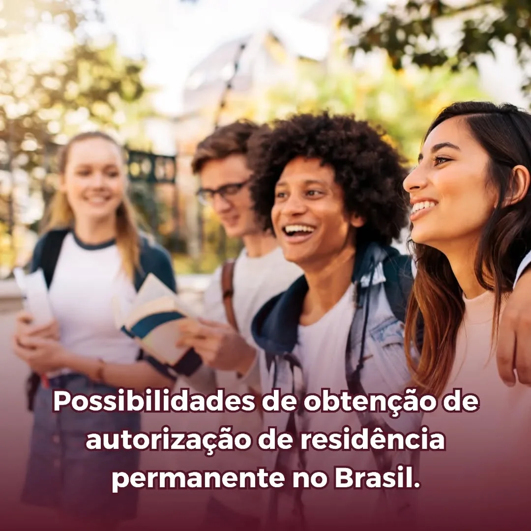 The residence permit for an indefinite period in Brazil can be obtained through…