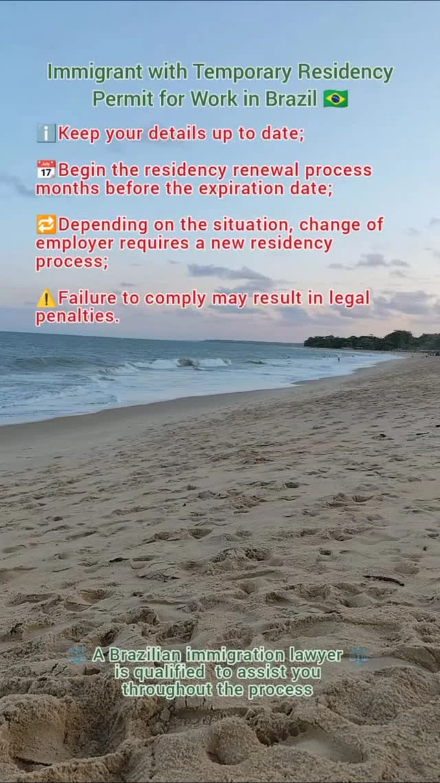 Brazilian Temporary Residency Permit for Work Consulting with an immigration lawyer ensures that you have a knowledgeable…