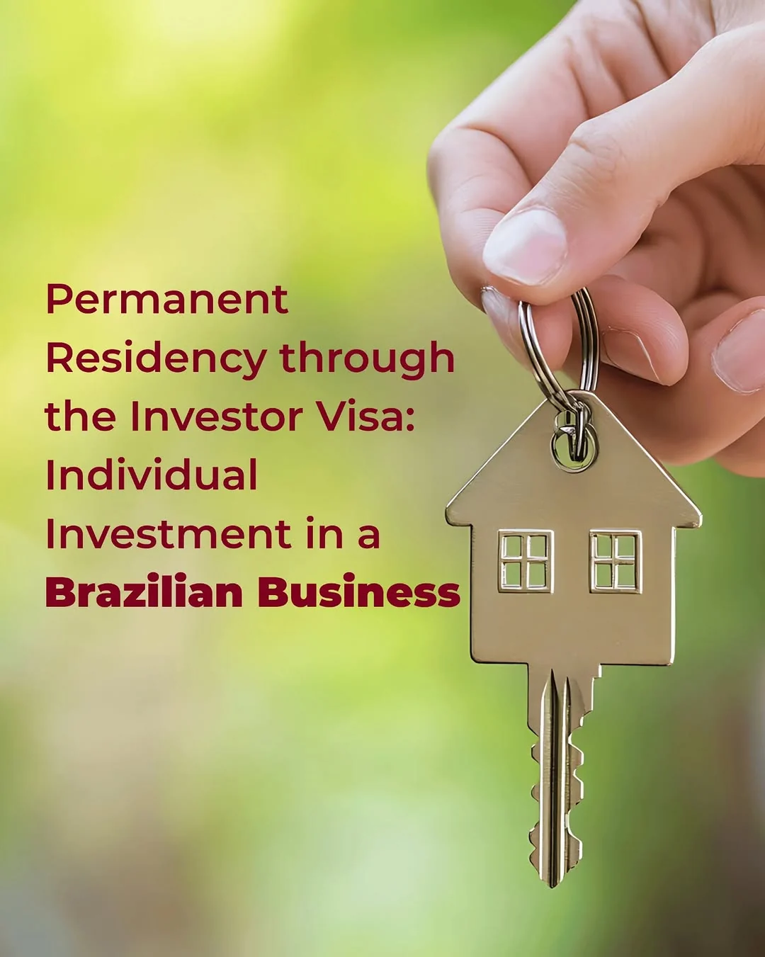 Permanent Residency through the Investor Visa: Individual Investment in a Brazilian Business Brazil offers permanent…