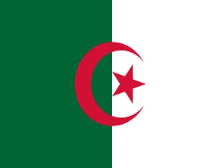 Flag of Algeria for Brazil immigration guide