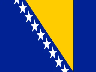 Flag of Bosnia and Herzegovina for Brazil immigration guide