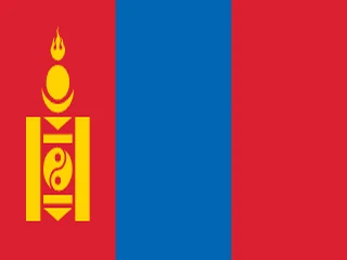 Flag of Mongolia for Brazil immigration guide