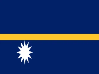 Flag of Nauru for Brazil immigration guide