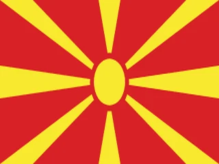 Flag of North Macedonia for Brazil immigration guide