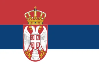 Flag of Serbia for Brazil immigration guide