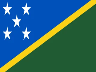 Flag of Solomon Islands for Brazil immigration guide