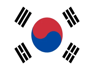 Flag of South Korea for Brazil immigration guide