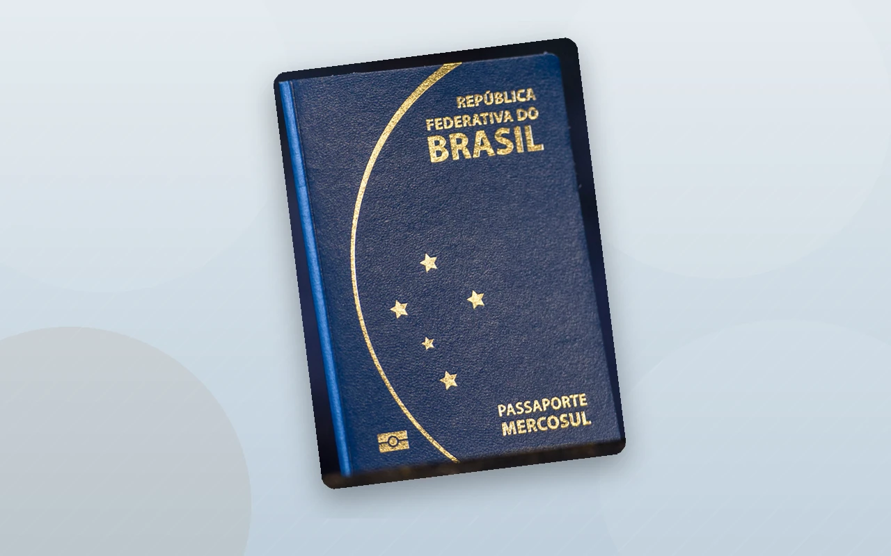 Brazilian passport image for extraordinary naturalisation service in Brazil