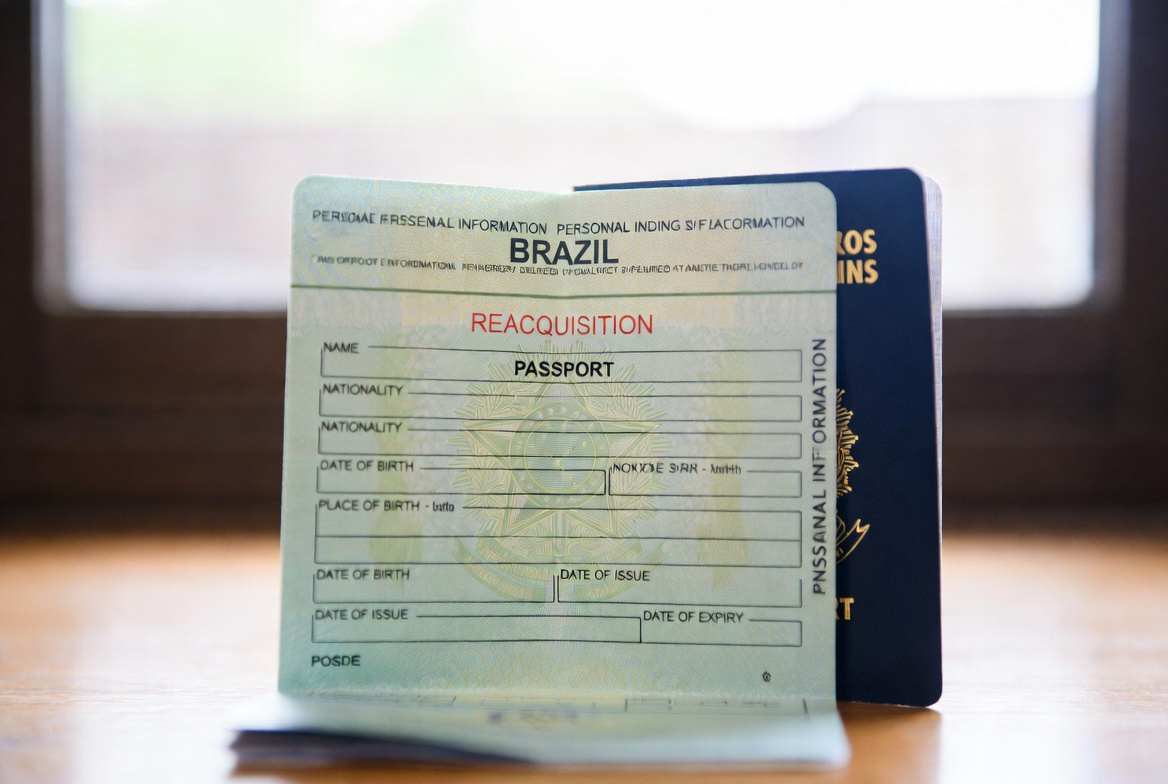 Citizenship reacquisition visual for restoring Brazilian nationality