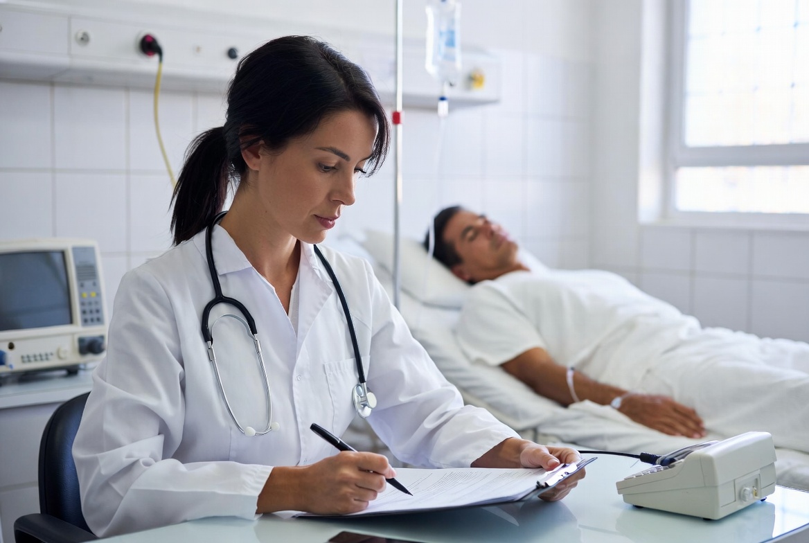 Health treatment residency visual for medical care in Brazil