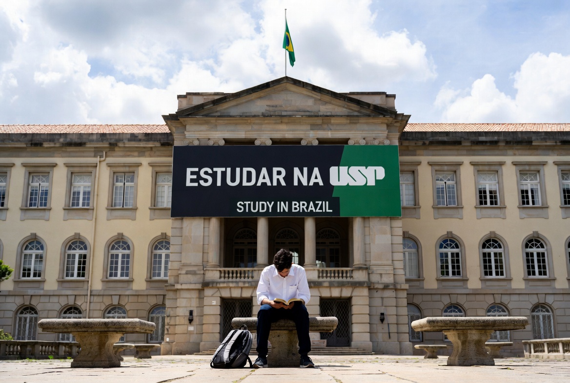 Study residency visual for academic pursuits in Brazil